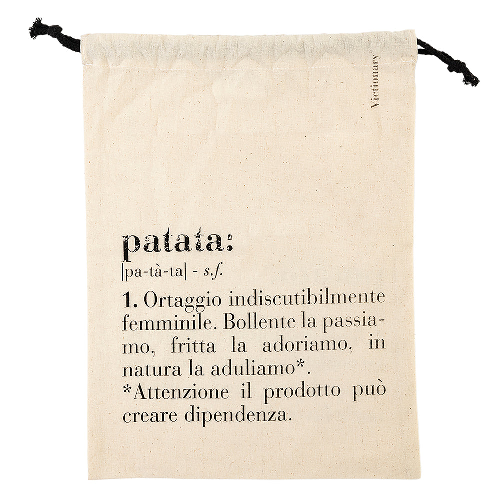 Cotton potato bag 40x30 cm, Victionary