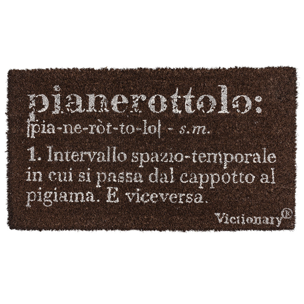 Doormat coconut non-slip bottom,70x40 cm, Victionary Pianerottolo