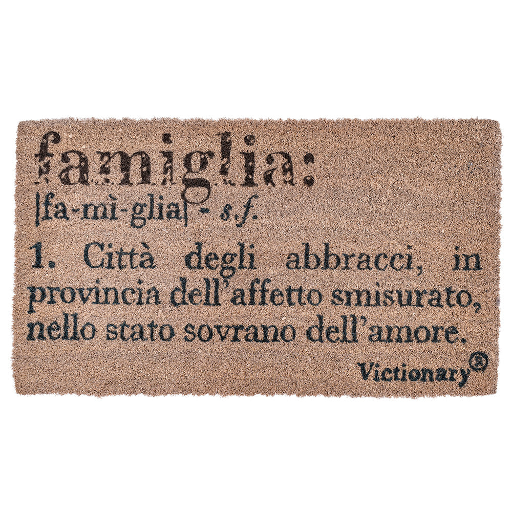 Victionary "Famiglia" doormat with non-slip bottom 70x40 cm