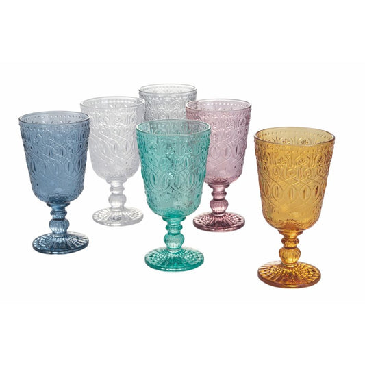 Classic Nouveau Set of 6 glass goblets 310 ml