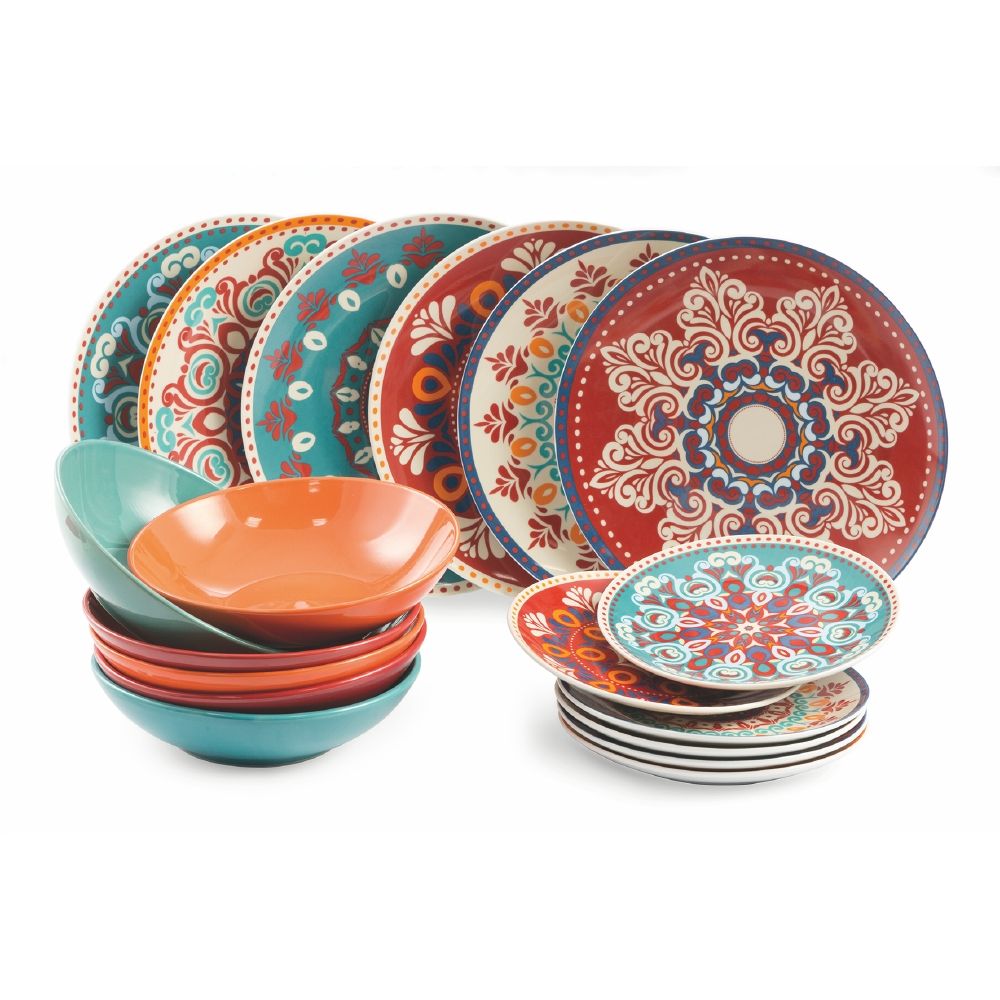 Set 6 Piatti Frutta In Porcellana Villa D'Este - S.P.Q.eRe, Ø 19 Cm, Lavabili In Lavastoviglie - Foto 8