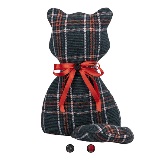 Xmas cat door stopper 1 kg in polyester