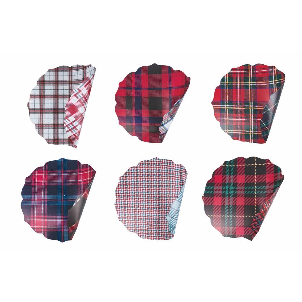 XMAS TARTAN TOVAGLIETTA SMERLATA 6 ASS - 5910387