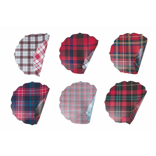 XMAS TARTAN TOVAGLIETTA SMERLATA 6 ASS - 5910387