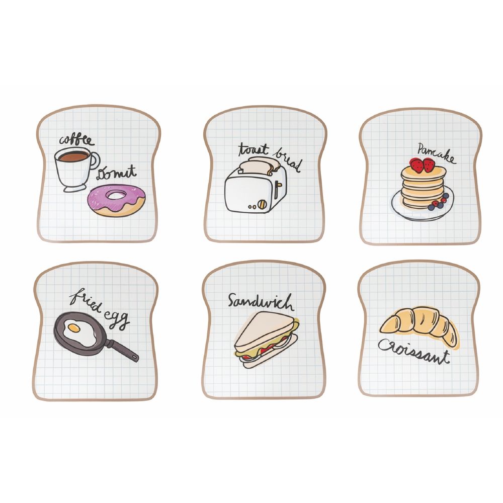 Stain-resistant breakfast placemat, ColazioneToastissima