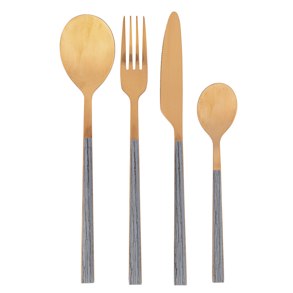 Copenhagen Copper Cutlery set 24 pieces