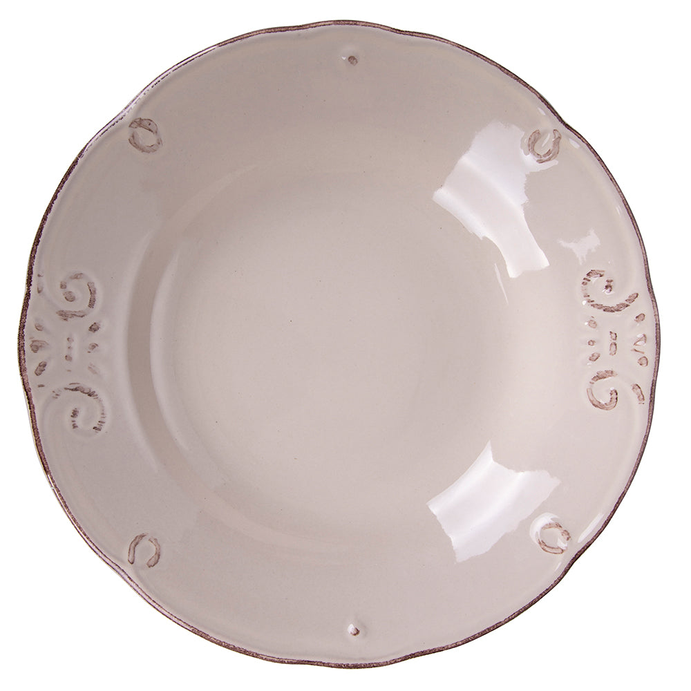 Duchessa Soup plate of stoneware