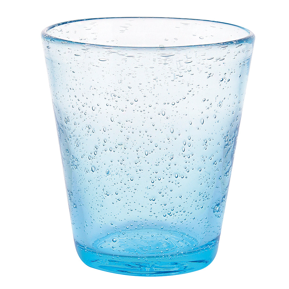 Light blue 330 ml water glass, blown glass, Cancun Satin