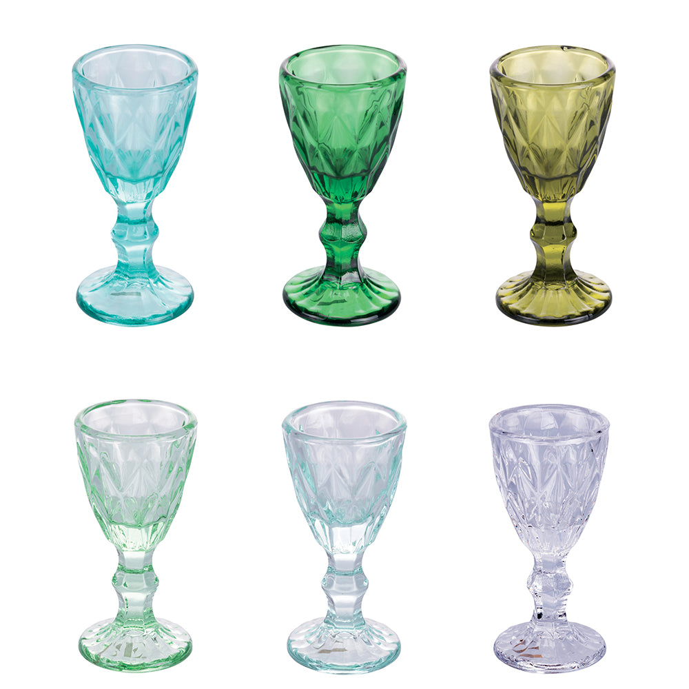 Prisma Set 6 liquor glasses of glass 45 ml