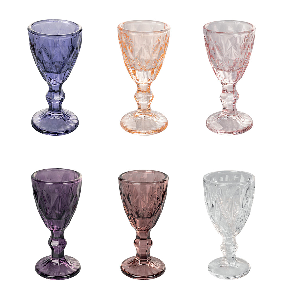 Prisma Set 6 liquor glasses of glass 45 ml