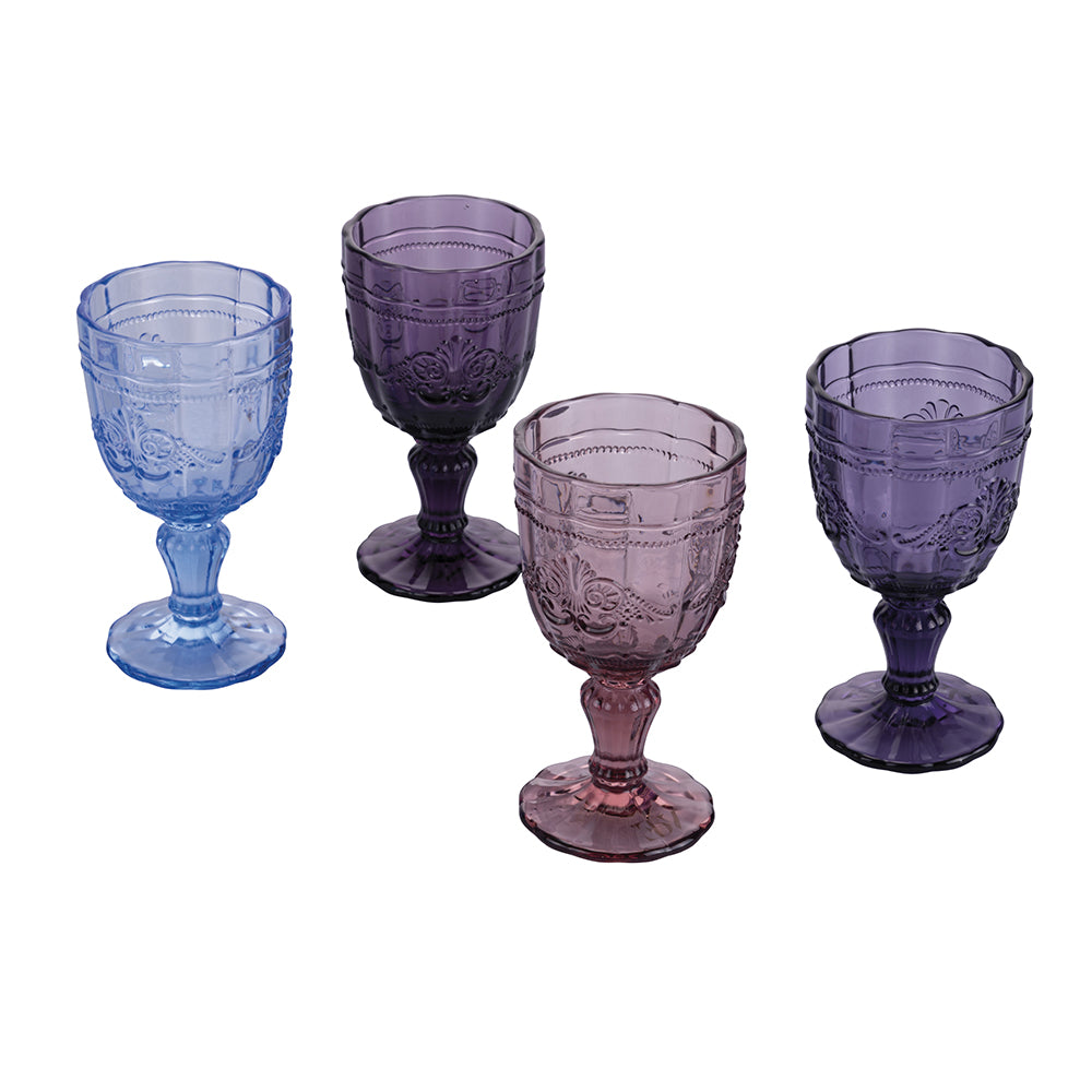 Syrah Set 4 wine glasses of glass 265 ml