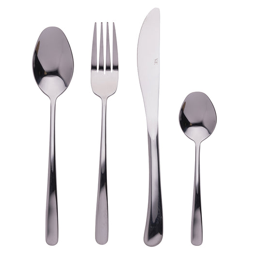 24 pcs polished stainless steel cutlery set, Drop