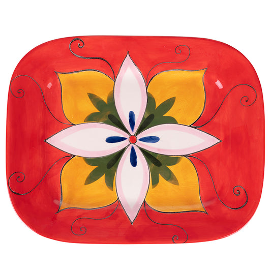 Rectangular dolomite serving plate, Infinito