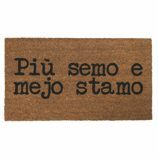 Entrance doormat 70x40 cm coconut non-slip bottom, S.P.Q.eRe