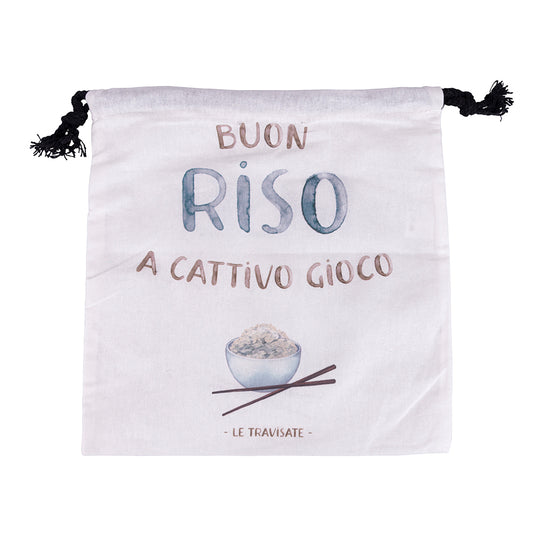 Cotton rice bag 25x25 cm, Le Travisate