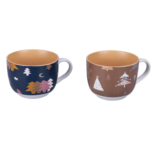 Jumbo breakfast cup in New Bone China 520 ml, Xmas Nude