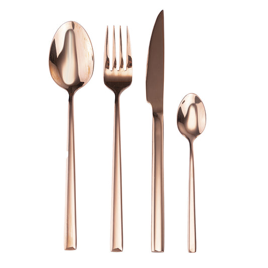 18/8 polished stainless steel cutlery set, Luxury