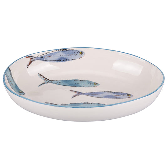 Oval ceramic bowl 35 cm, Paranza