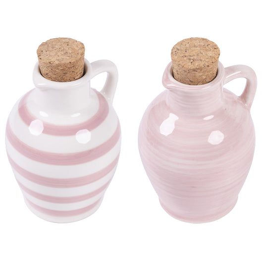 Amphora mini oil cruet 95 ml ceramic cork stopper, Masseria