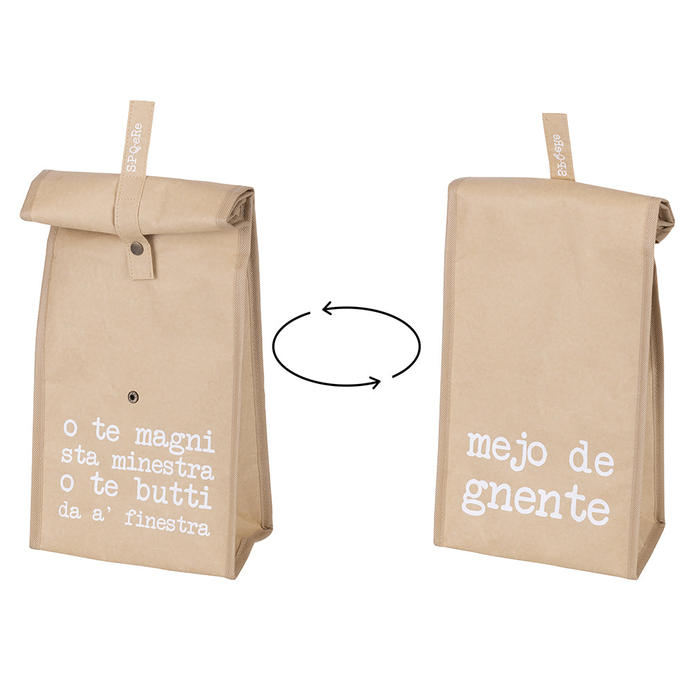 Thermal lunch bag, double definition S.P.Q.eRe