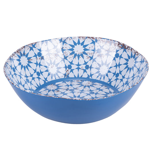 Melamine salad bowl Ø 30 cm rust effect, Kasbah