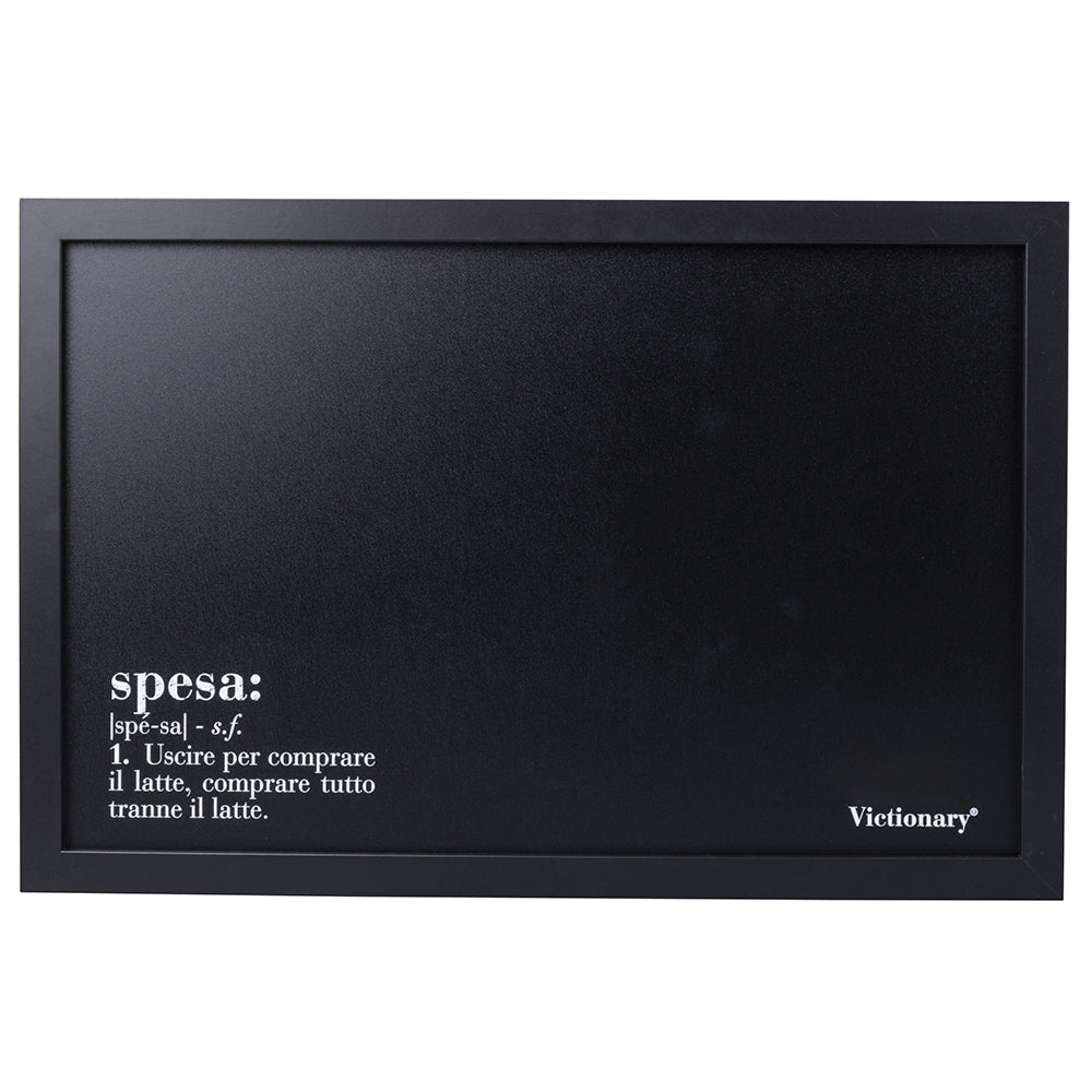 MDF chalkboard with chalks 40x60 cm, Victionary