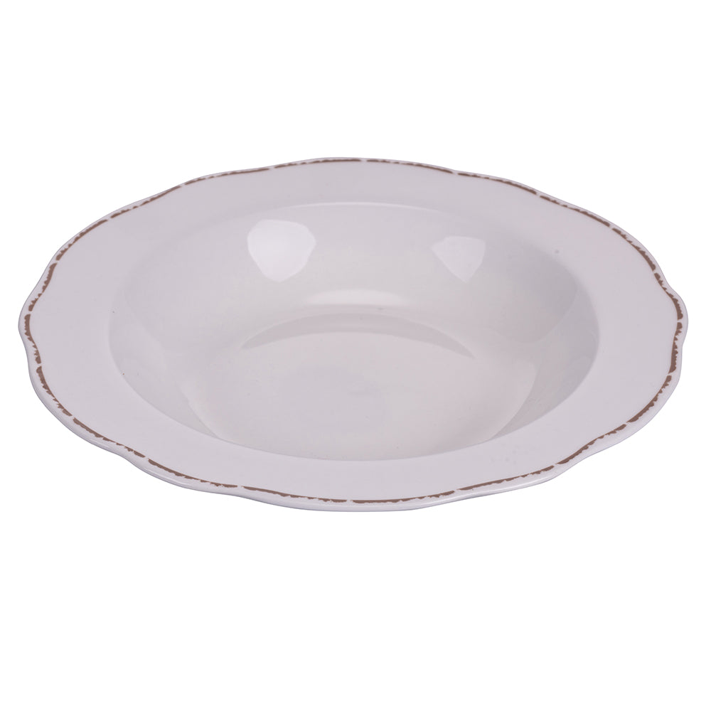 Chalet soup plate with scalloped edge Ø 21.5 cm