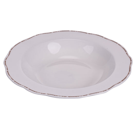 Chalet soup plate with scalloped edge Ø 21.5 cm