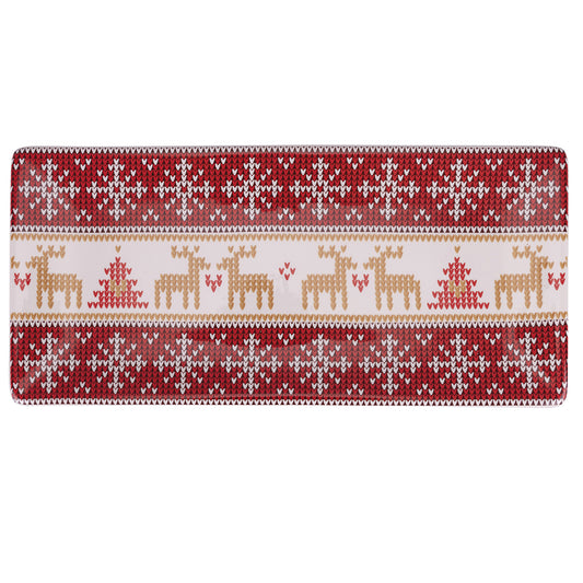 Christmas rectangular ceramic tray 27.5x12.5 cm, Scandy