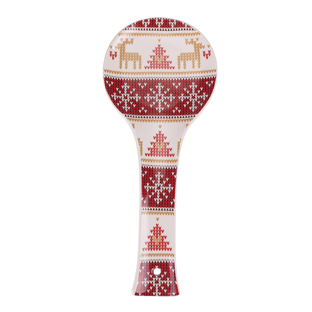 Christmas ceramic spoon holder, Scandy