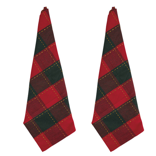 TARTAN RED SET 2 STROFINACCI - 5917284